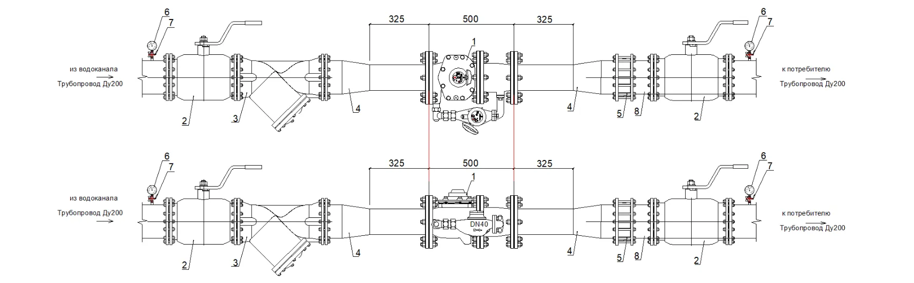 Монтажная схема СТВК-2 150\40 ДГ