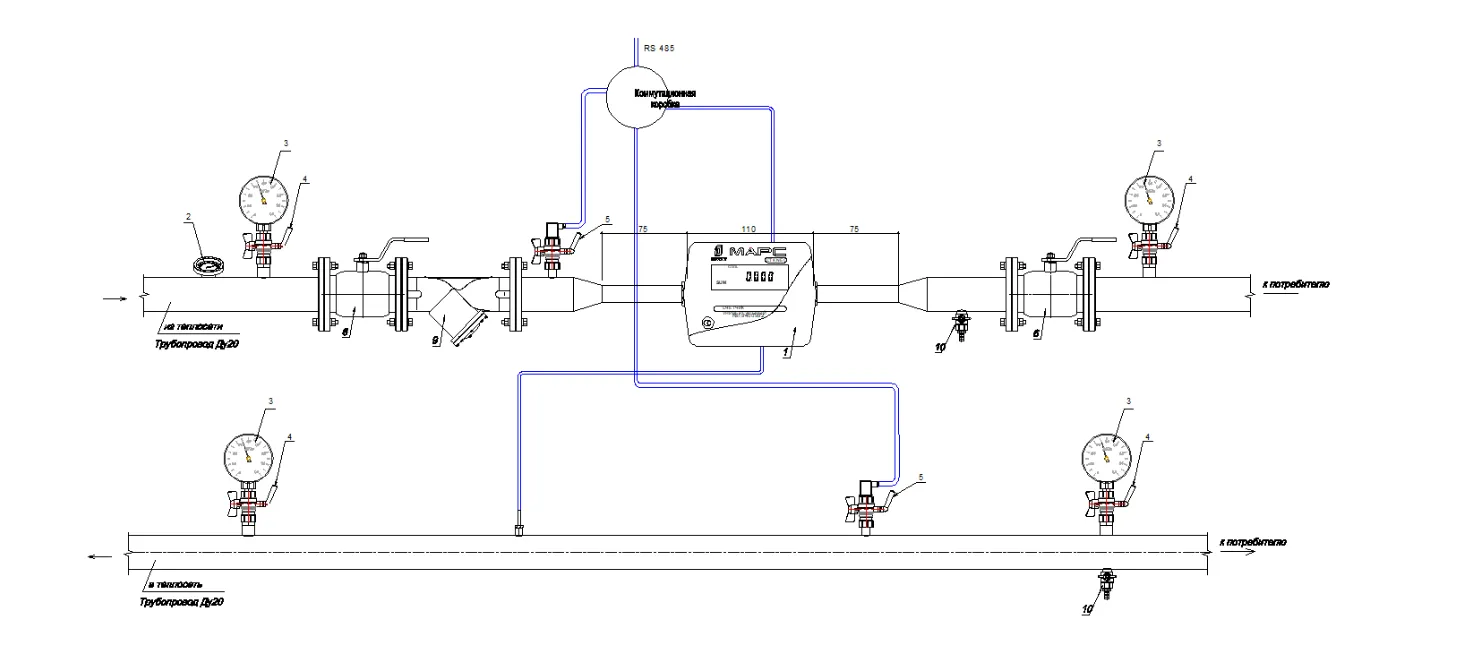  Счетчики тепла бытовые (ультразвуковые) Decast