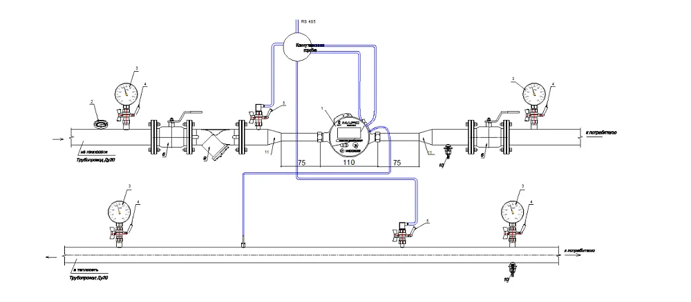 Монтажная схема СТК МАРС NEO-15 П