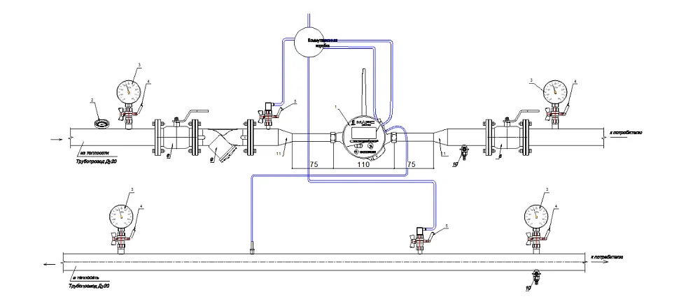 Монтажная схема СТК МАРС NEO-15 О