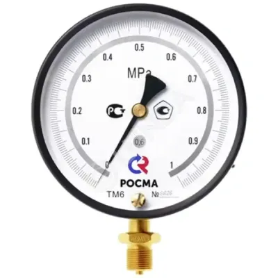 ТМ-610РМТИ.00(0-1000кгс/см2)M20x1,5.1,0.ЗП МАНОМЕТР общетехнический 150мм, Тип - ТМ-610Р, радиально