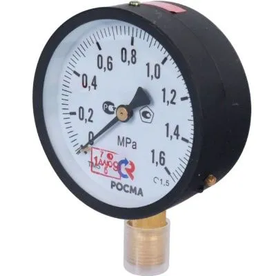 ТМ-510Р.00(0-0,4MPa)M20x1,5.1,5.М2 МАНОМЕТР общетехнический 100мм, Тип - ТМ-510Р, радиальное присое