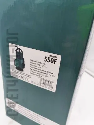 Дренажный насос Grandfar 550 F для грязной воды от магазина счетчики-юг