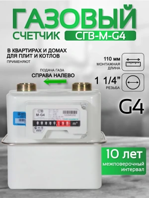 Счетчик газа СГВ-М-G4 RL