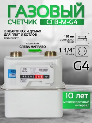 Счетчик газа СГВ-М-G4 LR